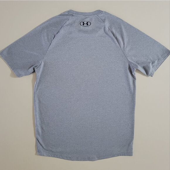 Under Armour Men's Heather Gray Short Sleeve Tech Tee - Picture 12 of 13